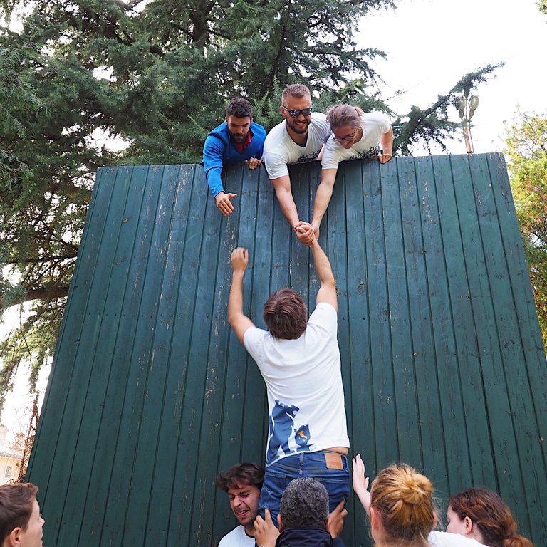 Low ropes course