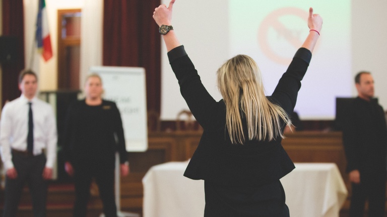Coaches give thumbs up to students